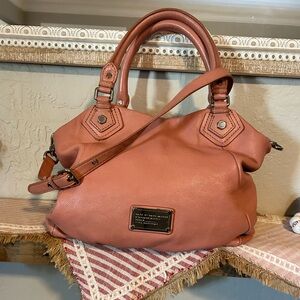 Marc by Marc Jacobs Coral Pink Leather Satchel